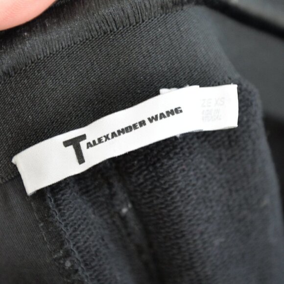 Alexander Wang Black Track Pants Joggers Sz XS - Picture 4 of 9